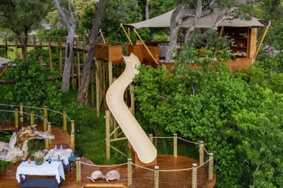 Family tent at Tuludi Luxury Lodge BotswanaF