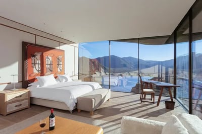 Suite at Vik Chile luxury hotel