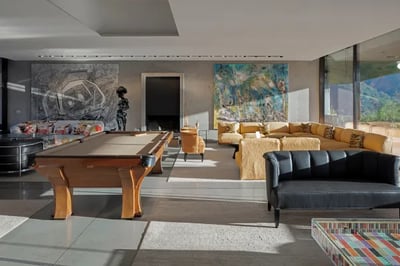 luxury living room at Vik Chile hotel