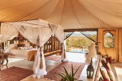 Pool villa at Sasaab Lodges Kenya
