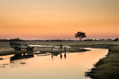 Sunset safari at Tawana Botswana Luxury Lodge