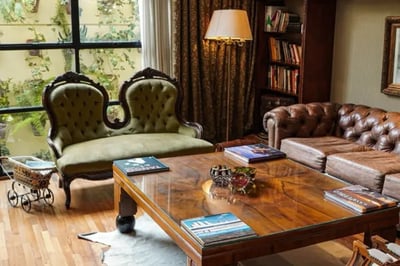 Lounge at Alma Historica Boutique Hotel