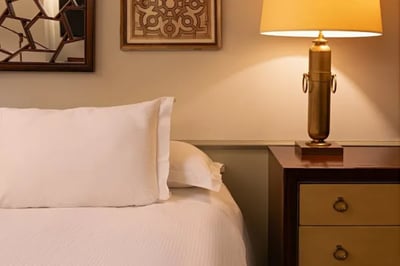 Bed pillows at Singular Santiago