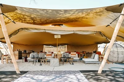 Dining area at Wilderness Usawa, Tanzania