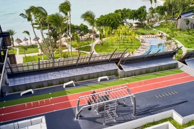 Outdoor fitness studio Lux Grand Baie, Luxury Holidays to Mauritius