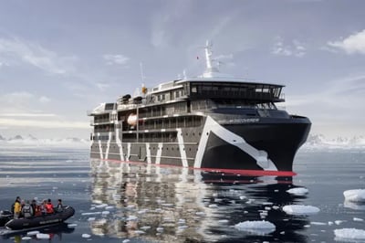 Exterior view of the Magellan Explorer Luxury Arctic Expedition