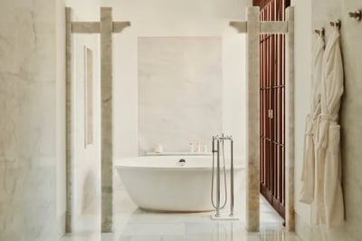 Luxury bathroom in Amanruya Turkey