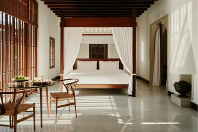 Modern bedroom at Amanruya Turkey