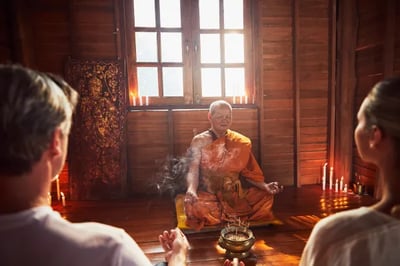 Traditions at Anantara Golden Triangle Elephant Camp Thailand