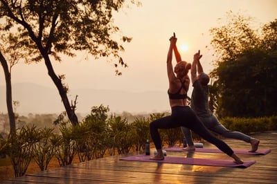 Yoga at Anantara Golden Triangle Elephant Camp Thailand