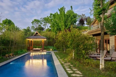 Private pool villa at Anantara Guiyang Hotel China