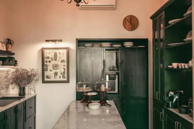 communal kitchen at luxury boutique hotel lima