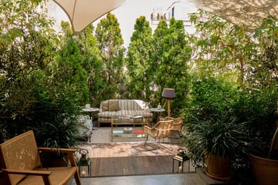 cozy terrace at atemporal boutique hotel lima peru