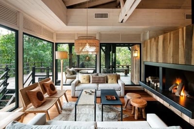 cosy hotel villa lounge area