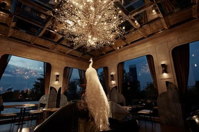 Chic restaurant in luxury hotel capella bangkok