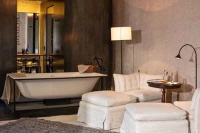 chic bathroom in a Hotel in Peru