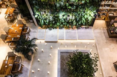 Courtyard restaurant El Cielo Medellin