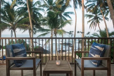 Beach views from Kumu Beach Sri Lanka