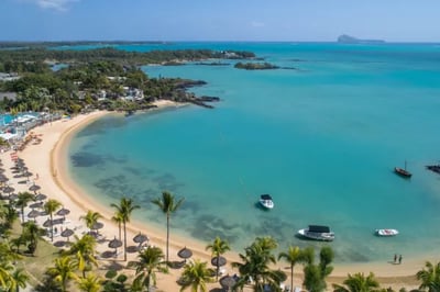 Secluded bay at Lux Grand Gaube Mauritius