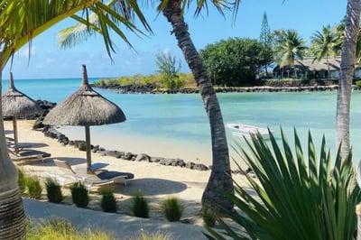 Peaceful beach at Lux Grand Gaube Mauritius