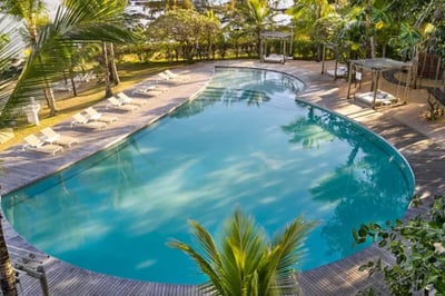 Serene pool at Lux Grand Gaube Mauritius
