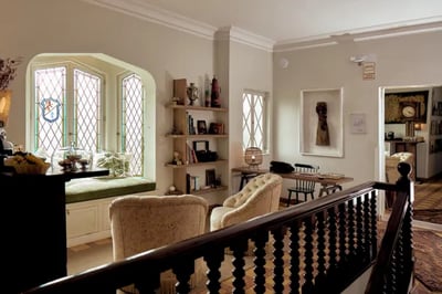 cozy lounge in boutique hotel atemporal lima peru