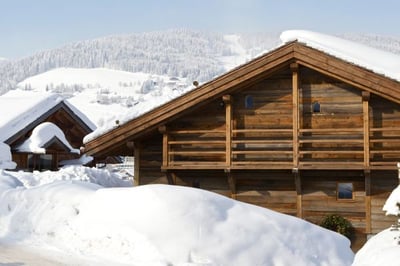 view of zannier le chalet with the mountain in the distance