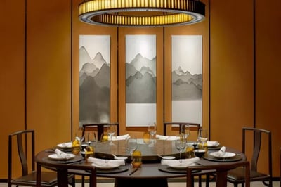 Private dining at PuXan Hotel & Spa Beijing China