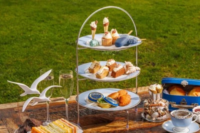 high tea at the Grove hotel UK