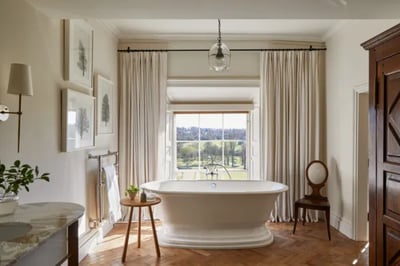 luxury bathroom at UK hotel The Grove