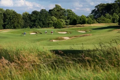 golf course at the Grove hotel UK
