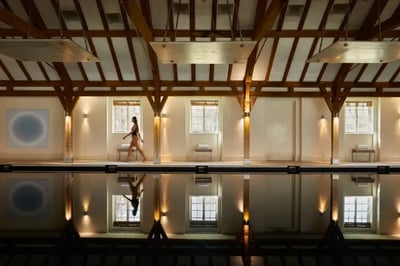 indoor pool at the grove hotel spa