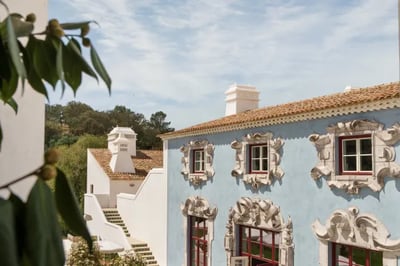 exterior of boutique hotel in portugal