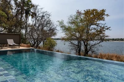 Private Infinity Pool Victoria Falls Luxury Safari Cam