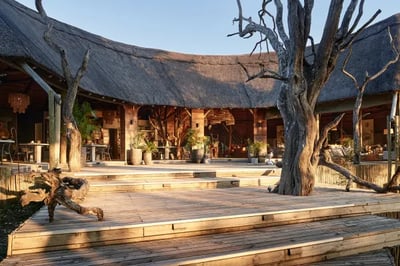 Terrace at Victoria Falls Luxury Safari Camp