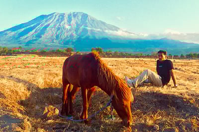 Sawal in Mount Batur