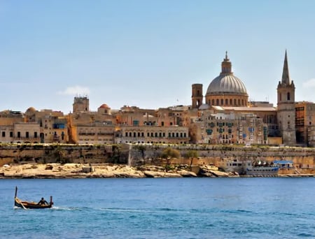 2 View of the Grand Harbour in Valletta, Malta