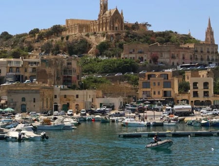 4 View of the Grand Harbour in Valletta, Malta