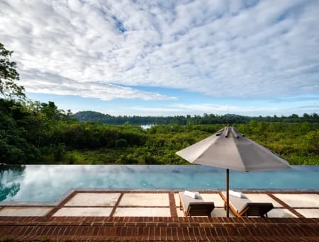 9 Aerial image of Hiriketiya Bay, Sri Lanka