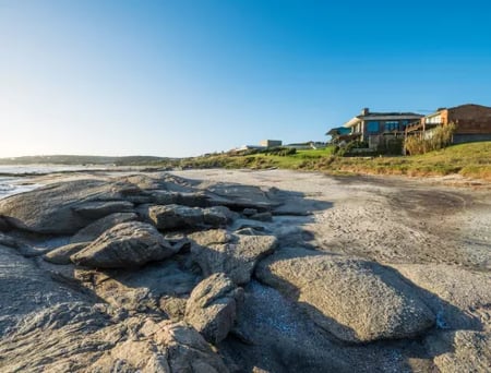 13 Aerial image of a coastal city in Uruguay