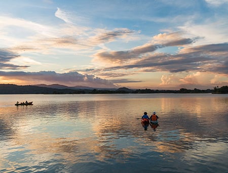 2 A beach on Nicaragua's pacific coast with jungle backdrop