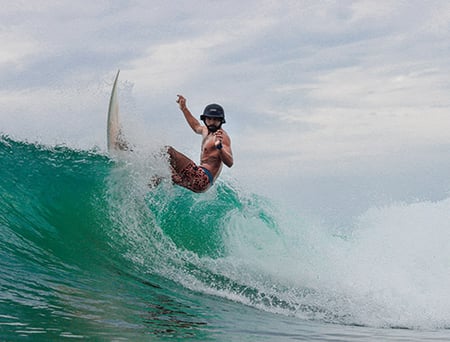 9 A beach on Nicaragua's pacific coast with jungle backdrop