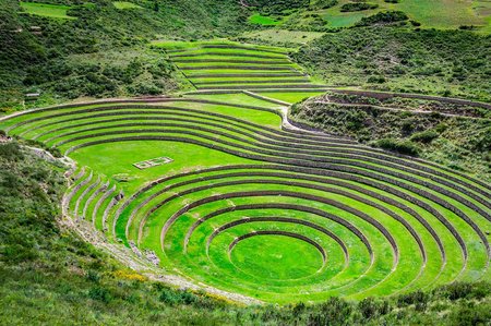 13 View of the Lost Incan City of Machu Picchu near Cusco, Peru. A UNESCO World Heritage Site