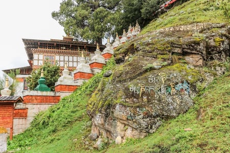 7 Scenic Bumthang Bhutan. A typical architectural structure of Bhutan.