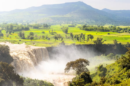 2 Bahir Dar, Ethiopia: A boy stares at the Blue Nile Waterfalls.