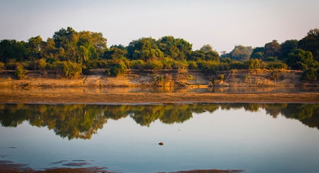 2 Lower Zambezi National Park. Zambezi River