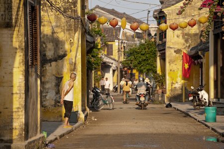 10 Hoi An river, Vietnam Cultural yellow heritage site of mixed cultures and architecture