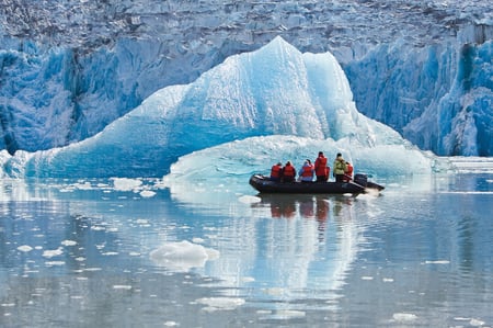 5 Serenity lake in tundra on Alaska