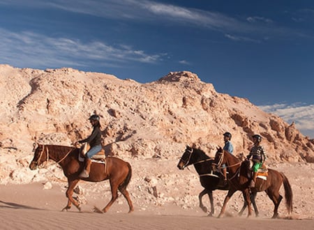 3-5 Extreme landscape, dirt road in the moon valley, at San Pedro de Atacama, Chile