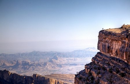 1 Aerial landscape Khasab, Musandam Peninsula, Oman